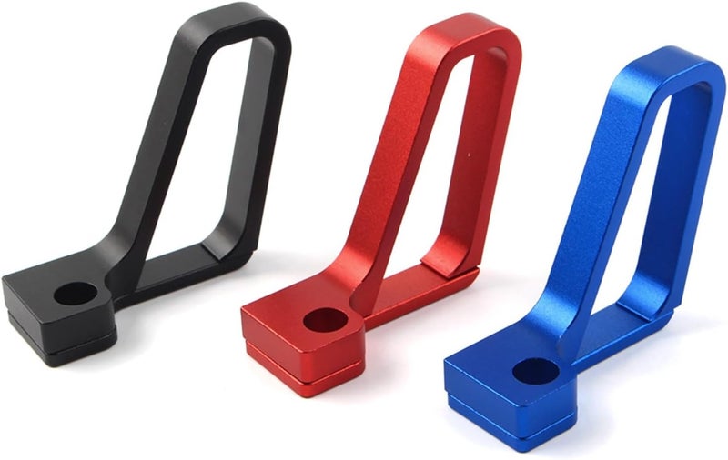 Wivplex CNC Motorcycle Brake Line Hose Clamp - Red - Image 5