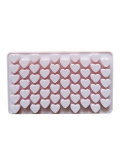 asmat Light Pink 55-Cavity Heart Silicone Mold for Chocolate, Candy, Gummies, and Heart Mold for Homemade Sweet Treats  - Image 1