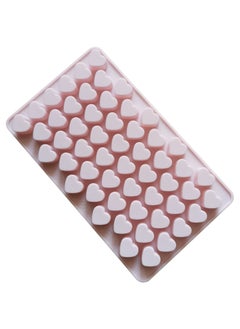 asmat Light Pink 55-Cavity Heart Silicone Mold for Chocolate, Candy, Gummies, and Heart Mold for Homemade Sweet Treats  - Image 2