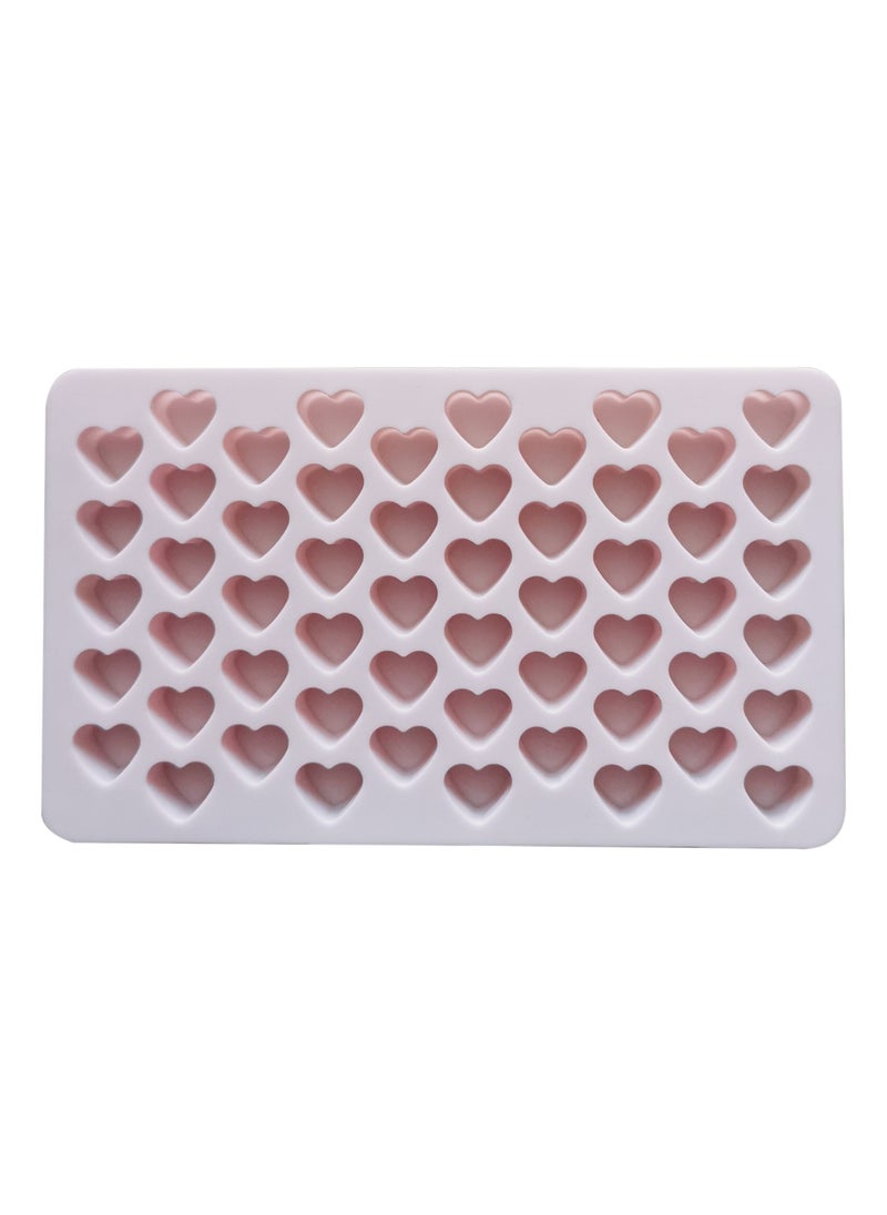 asmat Light Pink 55-Cavity Heart Silicone Mold for Chocolate, Candy, Gummies, and Heart Mold for Homemade Sweet Treats  - Image 3
