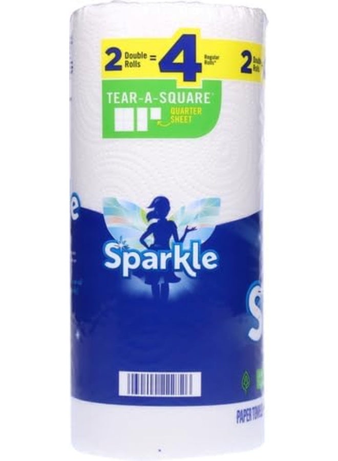 Sparkle® Tear-A-Square® Paper Towels, 2 Double Rolls = 4 Regular Rolls, 2 Count (Pack of 1) - Image 3