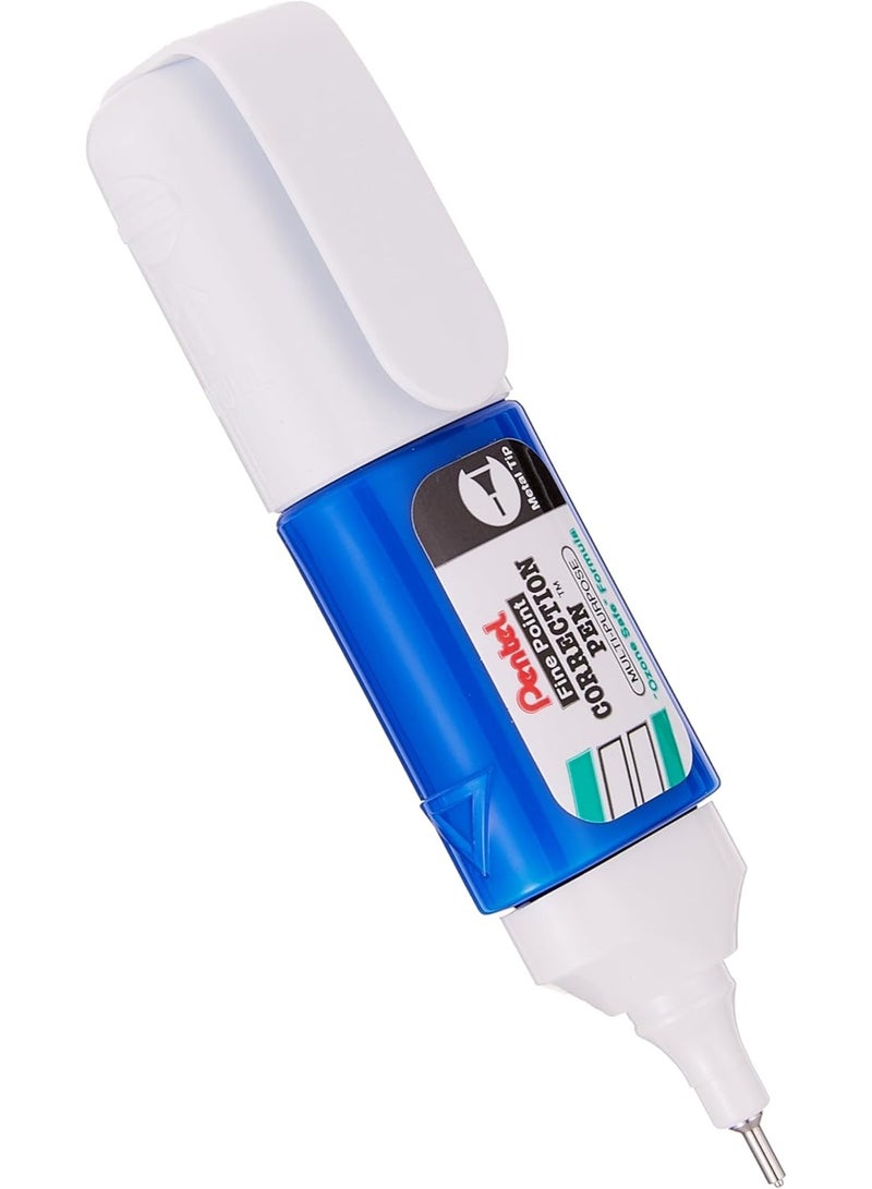 Pental Correction Pen Zl33 Fine Point 4.1 Ml, Whitener Pen- Pack of 03 - Image 3