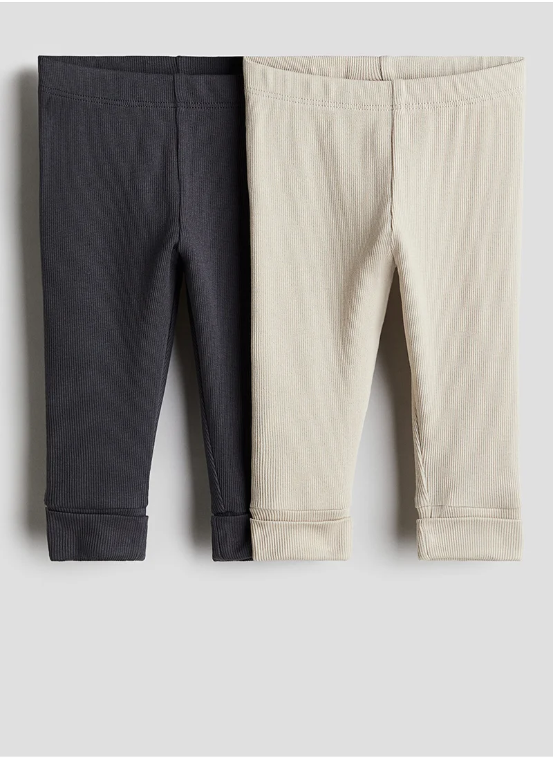 H&M 2-Pack Adjustable-Fit Leggings