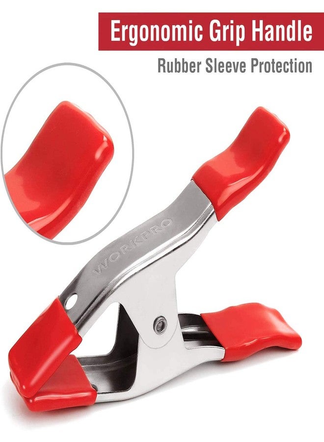 WORKPRO W032007 Steel Spring Clamp, Heavy-Duty, 2-In., Non-Marking PVC Coated (Single Pack) - Image 4