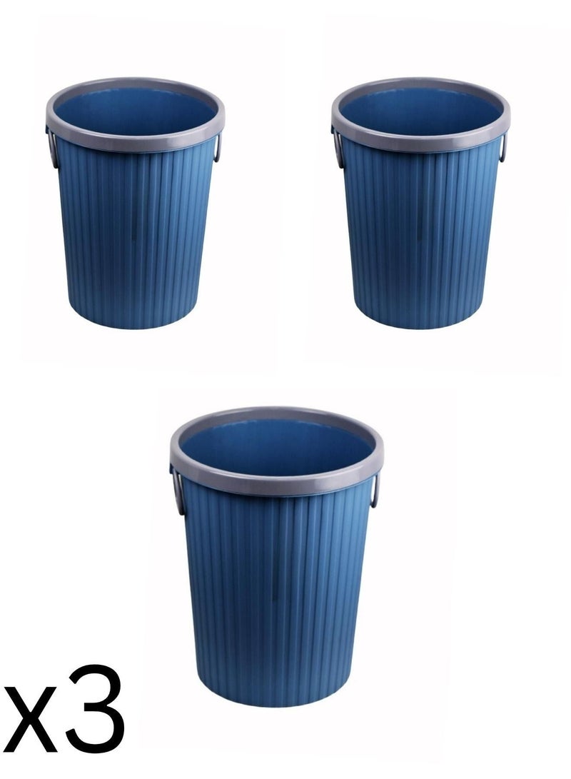 MAAS Keep Your Home Clean in Style. A set of 3 waste bins with a modern design and distinctive color, perfect for the kitchen, bathroom, and office. - Image 2