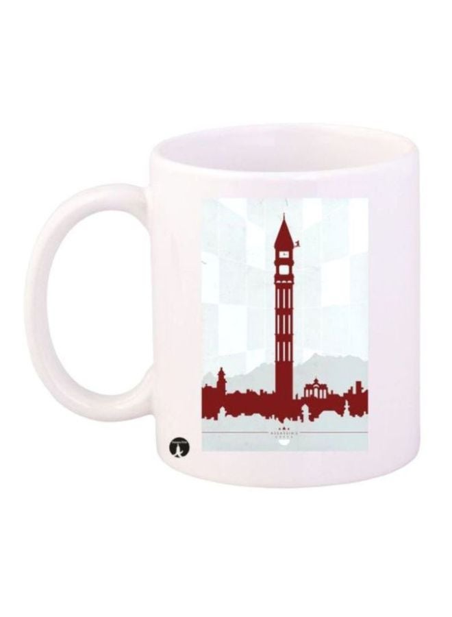 RYN Assassin's Creed Printed Mug White/Red
