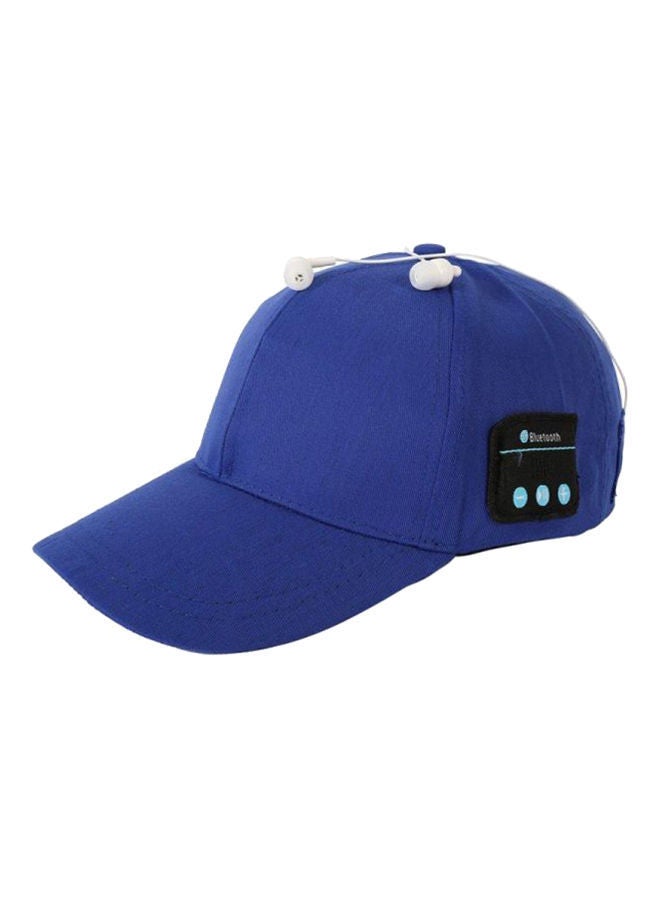 NIBEMINENT Smart Sun Bluetooth Music Hat With Stereo Headset Blue  - Image 1