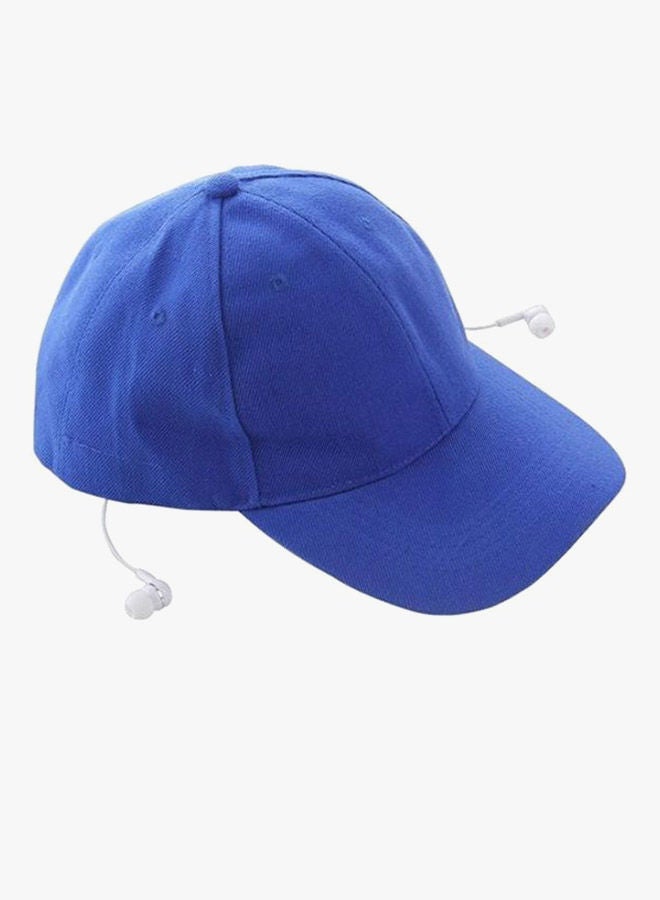 NIBEMINENT Smart Sun Bluetooth Music Hat With Stereo Headset Blue  - Image 2