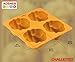 The Kosher Cook Silicone Braided Challah Mold  4 Small Challettes  Oval  Gold - Image 4