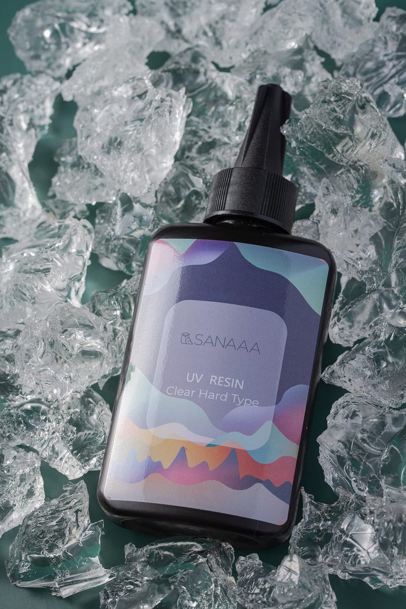 SANAAA Thin Type UV Resin 100g One Minute Fast Curing Clear Hard Type for Polymer Clay Seal, Tumbler, Pen, DIY Earring Pendant Jewelry Making - Image 2