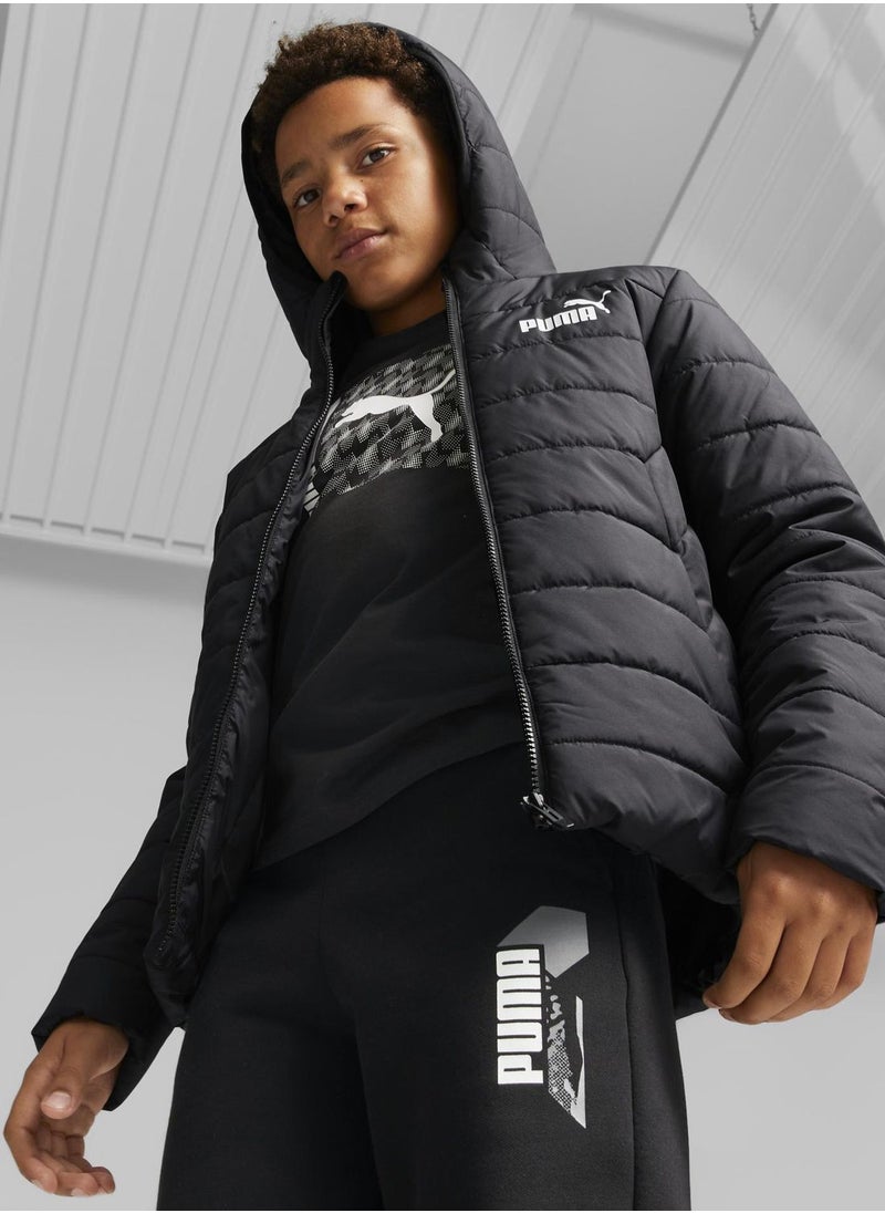 PUMA - Kids Essential Hooded Padded Jacket - Image 1