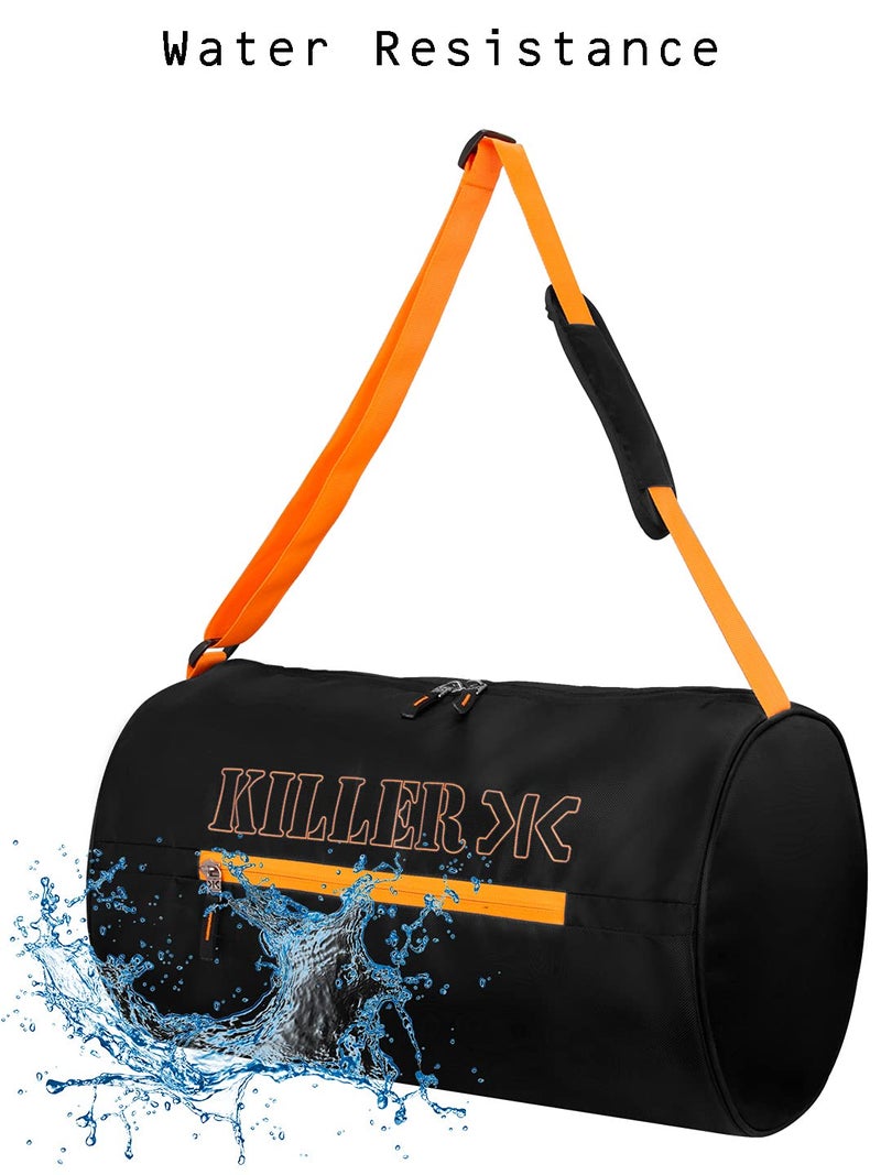 Killer Activerge 35 Litre Water Resistance Polyester Black Gym Bag - Image 3