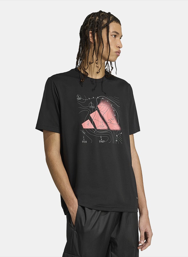 Adidas CLIMACOOL City Tech Storm Logo Graphic T-Shirt - Image 3
