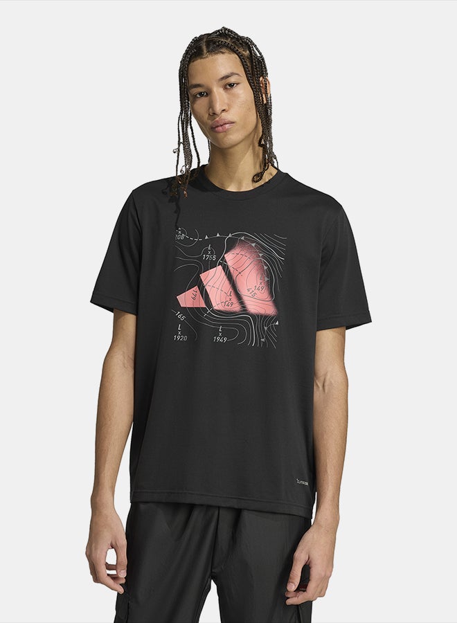 Adidas CLIMACOOL City Tech Storm Logo Graphic T-Shirt - Image 1