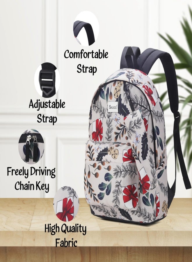 SKUGG Fashionable Casual Nylon Backpack for Womens Girls M Size Multipurpose BagPack Travel, Casual, College, Office, Work, Diwali Best Birthday Gifts Women & Girls - Image 3