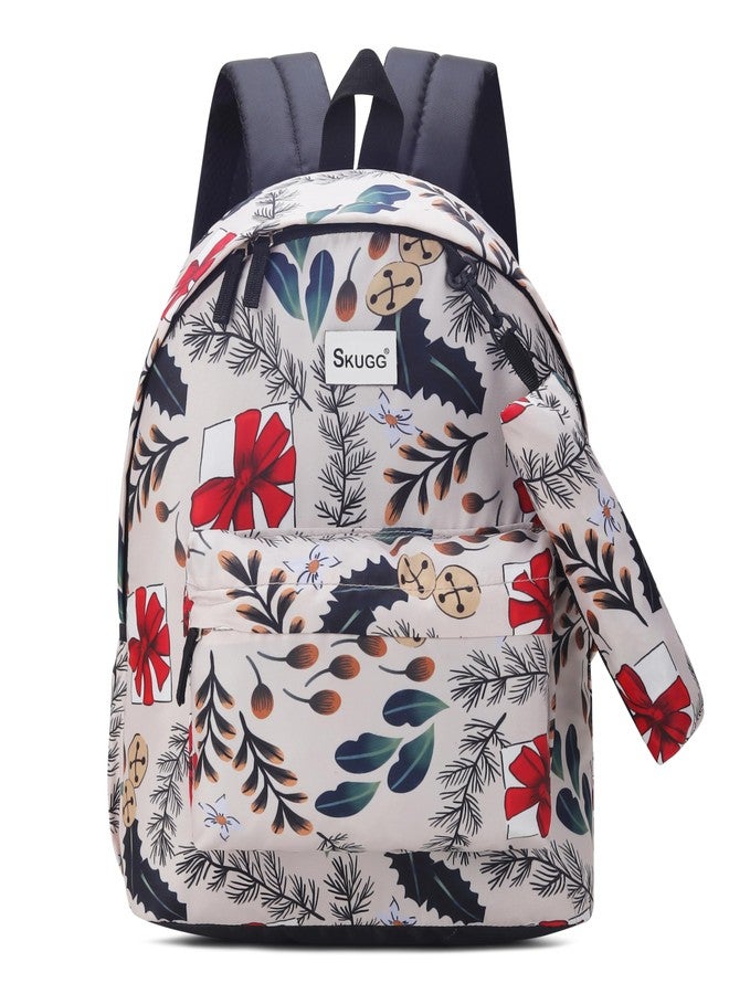 SKUGG Fashionable Casual Nylon Backpack for Womens Girls M Size Multipurpose BagPack Travel, Casual, College, Office, Work, Diwali Best Birthday Gifts Women & Girls - Image 1