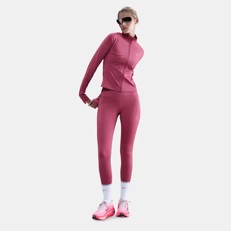 Nike Pink Women's Swift Dri-FIT Full-Zip Running Top for Women | Best Price UAE