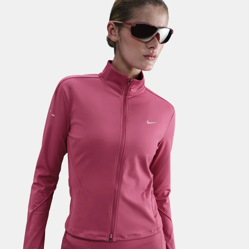 Nike Pink Women's Swift Dri-FIT Full-Zip Running Top for Women | Best Price UAE