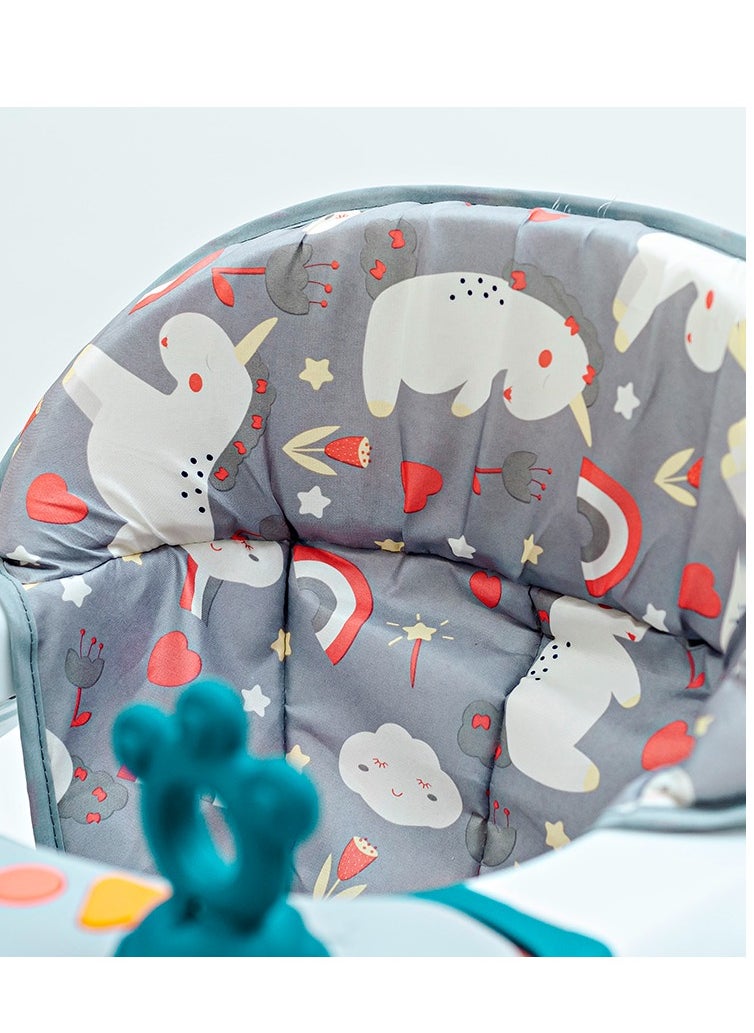 Rally - A baby walker used to teach walking and a children's dining chair with a distinctive shape and includes music with different tones that enhance your child's sense of hearing. - Image 1
