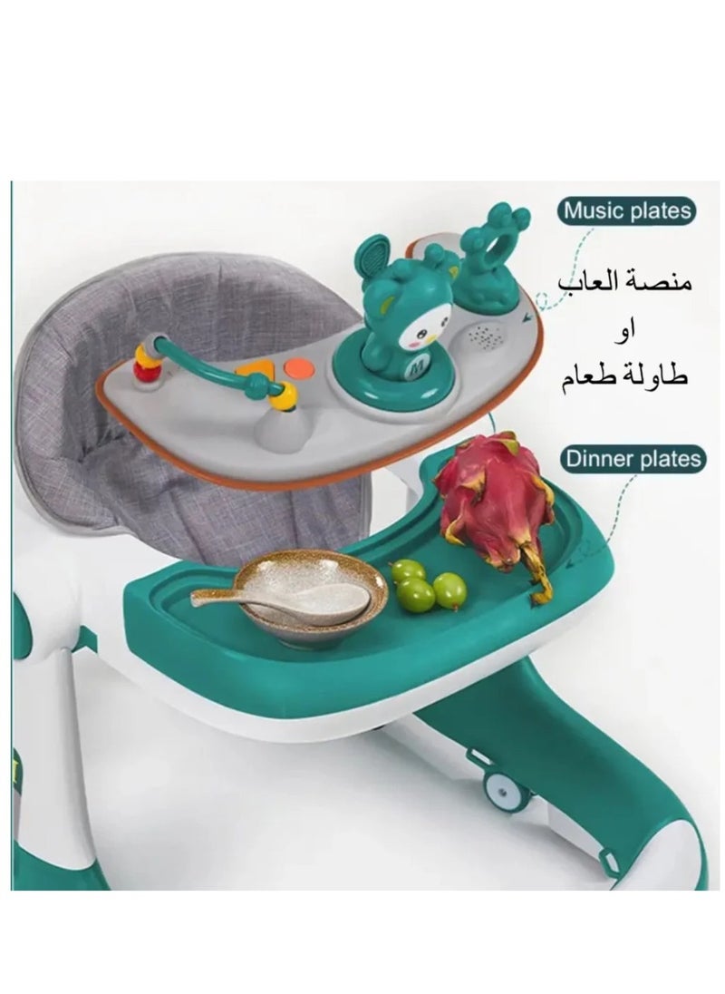 Rally - A baby walker used to teach walking and a children's dining chair with a distinctive shape and includes music with different tones that enhance your child's sense of hearing. - Image 1