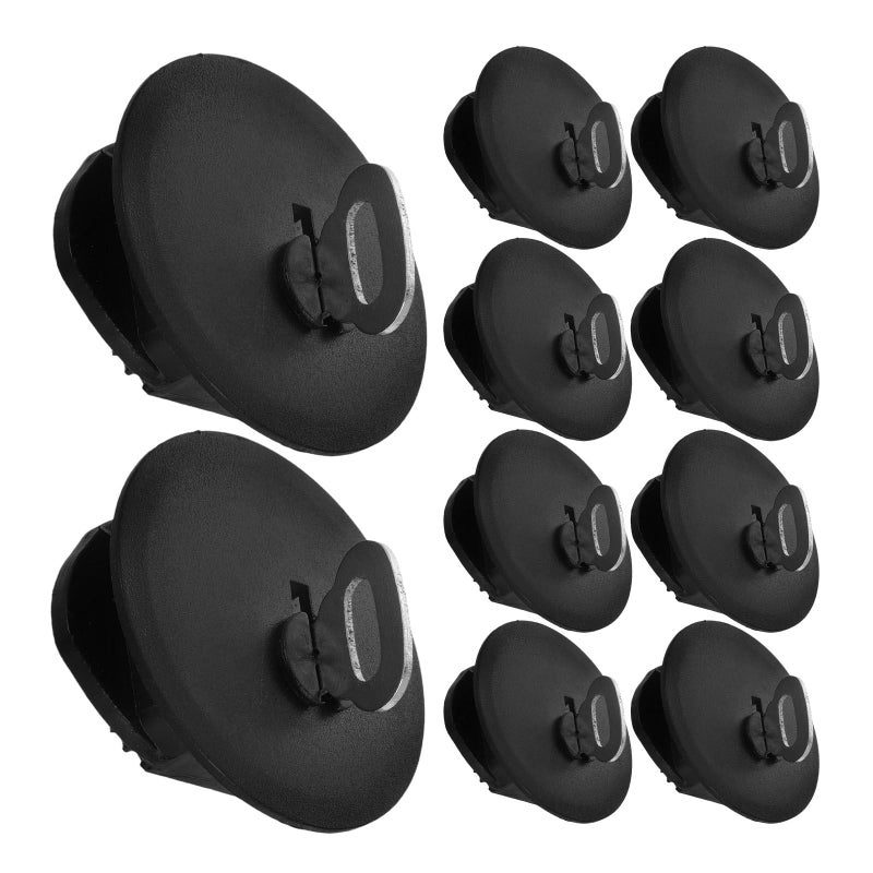 Piggy Bank Plug Stopper Cover Black Plastic Money Jar Hole Closure Replacement - Image 2