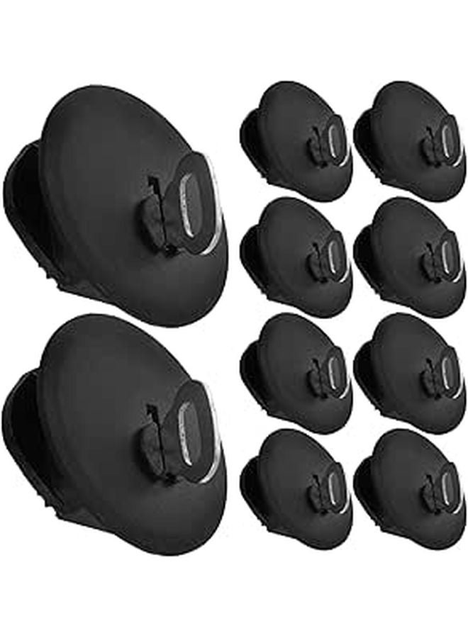 Piggy Bank Plug Stopper Cover Black Plastic Money Jar Hole Closure Replacement - Image 1