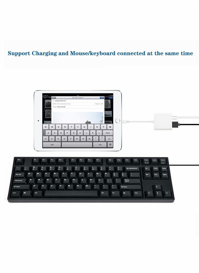 Y&D - USB Camera Adapter for Apple Lightning to 3.0 OTG Cable iPhone - Image 1