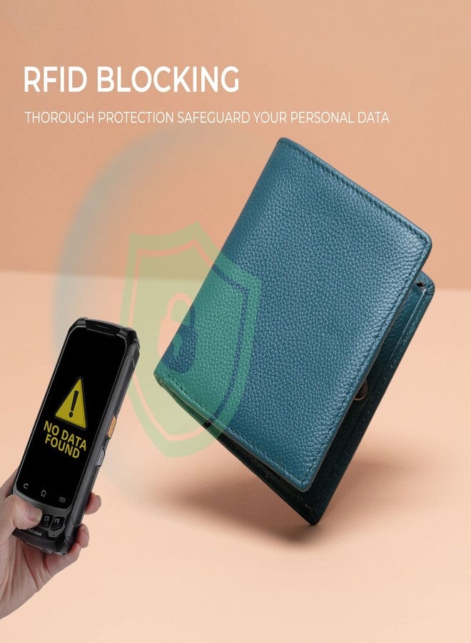 Bveyzi Ultra Slim Small RFID Wallet for Women, Leather Tiny Thin Bifold Pocket Ladies Wallet - Image 5