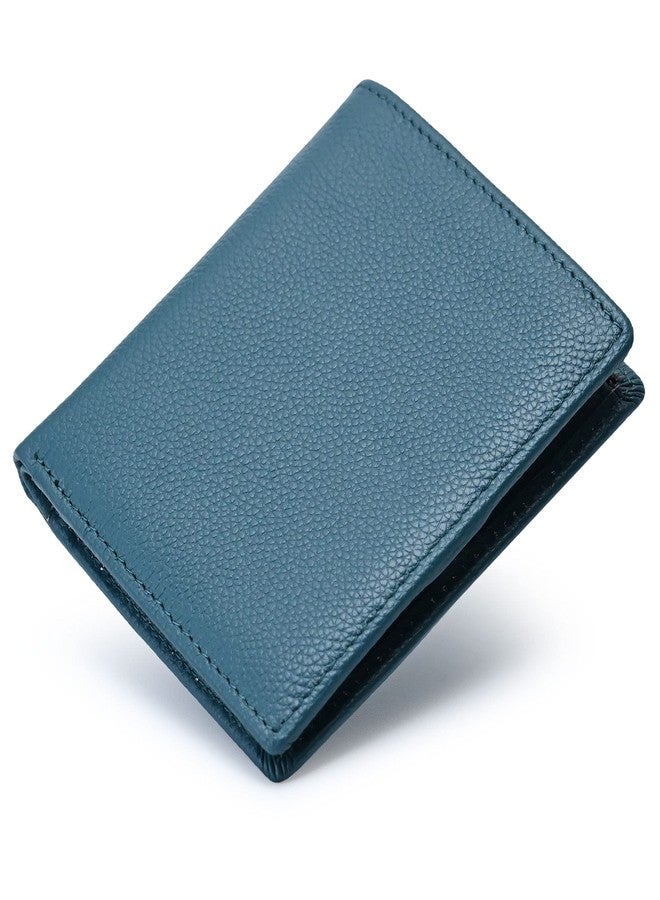 Bveyzi Ultra Slim Small RFID Wallet for Women, Leather Tiny Thin Bifold Pocket Ladies Wallet - Image 1