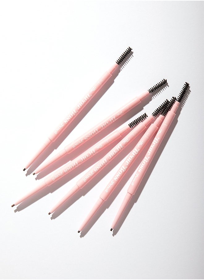 Siella Beauty The Brow Boss Waterproof Eyebrow Pencil For Drawing Fine Lines To Give Natural Look Which Lasts For Upto 16 hours Pencil Neutral Brown  - Image 5