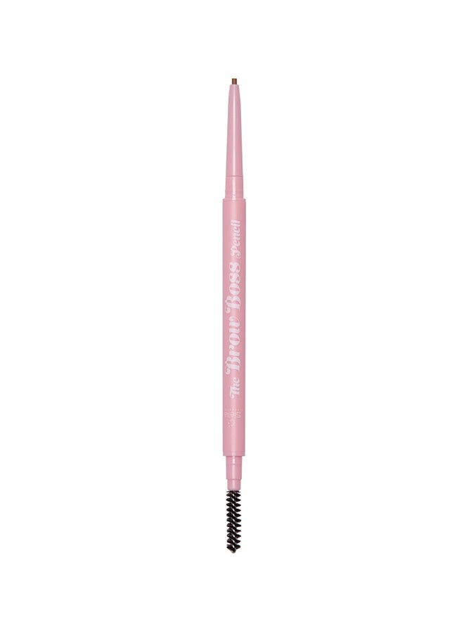 Siella Beauty The Brow Boss Waterproof Eyebrow Pencil For Drawing Fine Lines To Give Natural Look Which Lasts For Upto 16 hours Pencil Neutral Brown  - Image 3