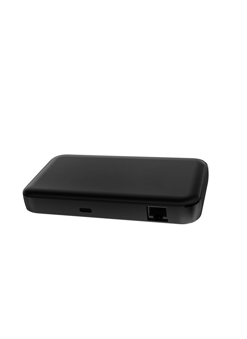 porodo - Portable 5G Router High-Speed /Connect Up To 16 Devices /40M Signal Distance / Fast and Secure Internet Connectivity On the Go for Office and Home - Black - Image 1