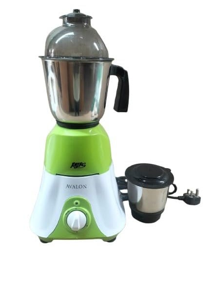 ANJALI - Anjali Avalon Pro 550W Mixer Grinder with 3 Stainless Steel Multipurpose Jars for Juicing | Chutney Making | Dry Grinding | Wet Grinding | 12 Month Warranty | (Green, 3 Jars) - Image 1