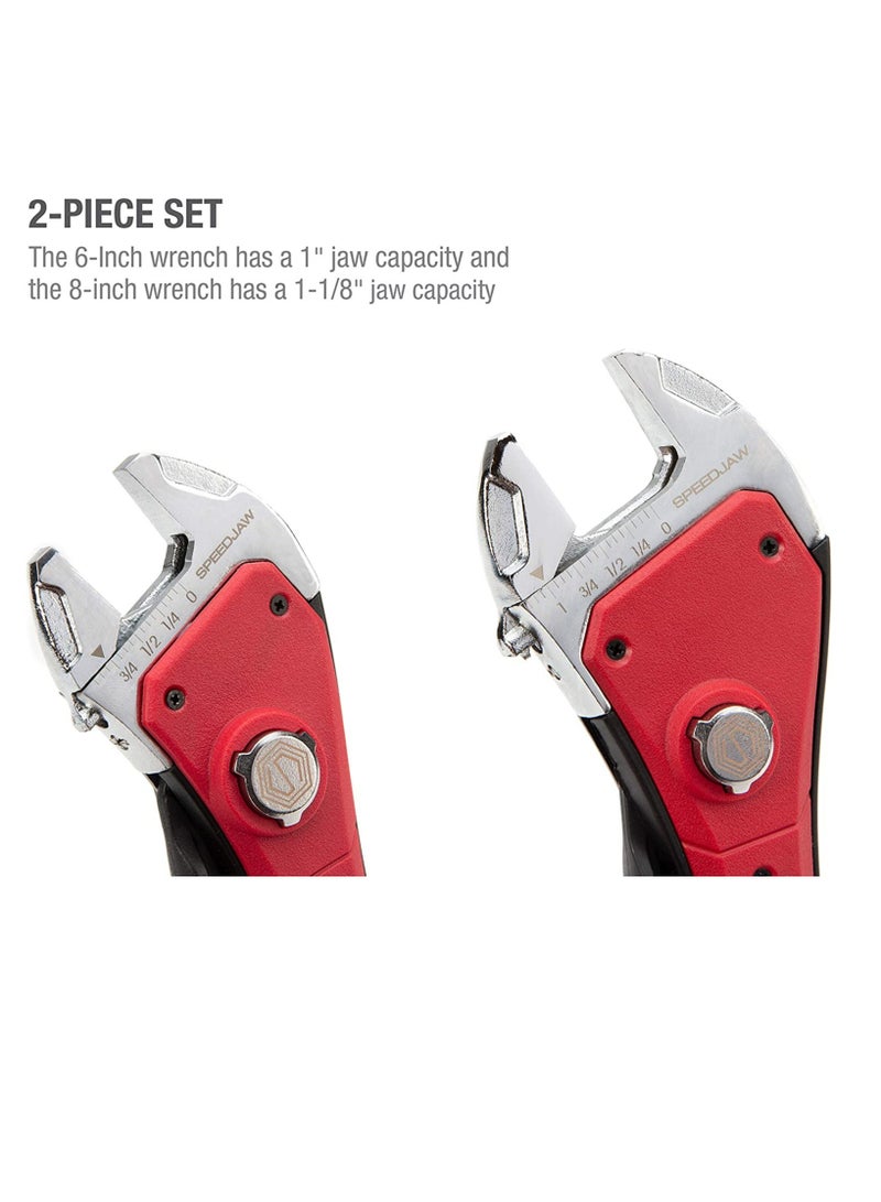 Steelman 94099 2-Piece Speedjaw Rapid-Adjustable Wrench Set - Image 3