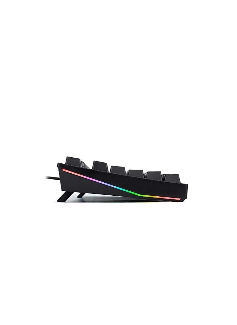 REDRAGON K592 Mechanical Gaming Keyboard, Wired with Ultra-Fast V-Optical , Blue Switches with White Backlight and RGB Side Lighting, No Lag or Conflict Keys, Durable Design with 100 Million Keystroke Lifespan, Water Resistant and Supports Macro Customization, Professional Performance for Maximum Control in Gaming and Office Work  - Image 4