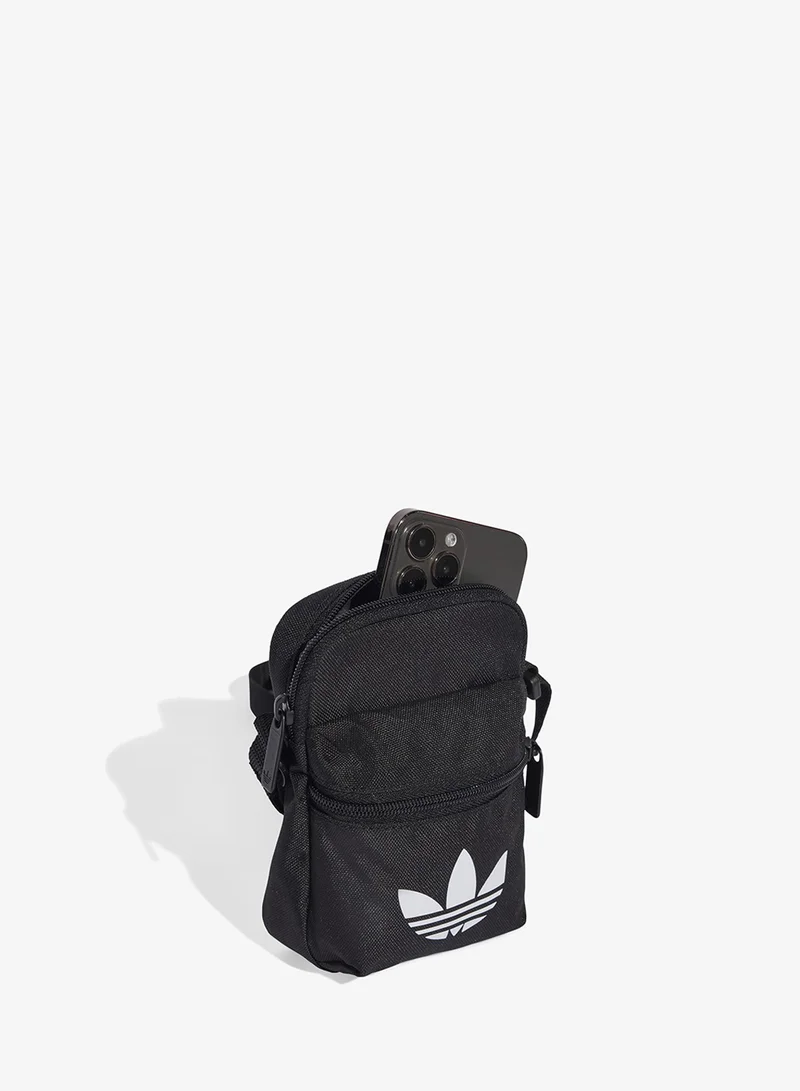 Adidas Originals BLACK/WHITE Adicolor Classic Festival Bag  | Best Price UAE