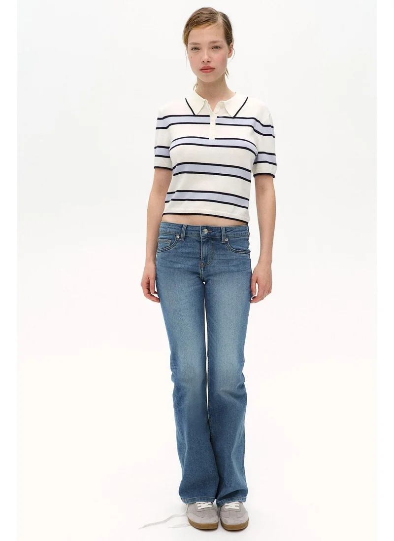 H&M Flared Low Jeans
