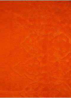 Home-Tex Design 4 Piece Hometex Design Orange Jacquard Style Highly Absorbent Bath Towels 550 GSM 70x140 cm  - Image 4