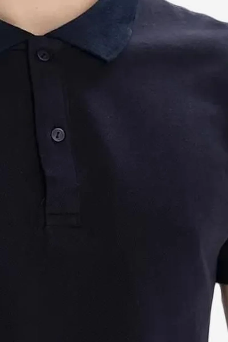 Giesto Navy Blue GIESTO Polo Collar Buttoned T-Shirt for Men | Best Price UAE