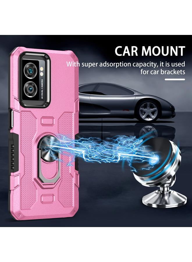 S-TOP Case For OPPO A57 5G Ring Holder Armor Hybrid Phone Case - Image 3