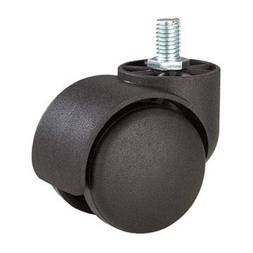 IYBEffortless Mobility and Style Upgrade Your Furniture with Premium Black Thread Wheels for Office and Home Use set of 5 - Image 2