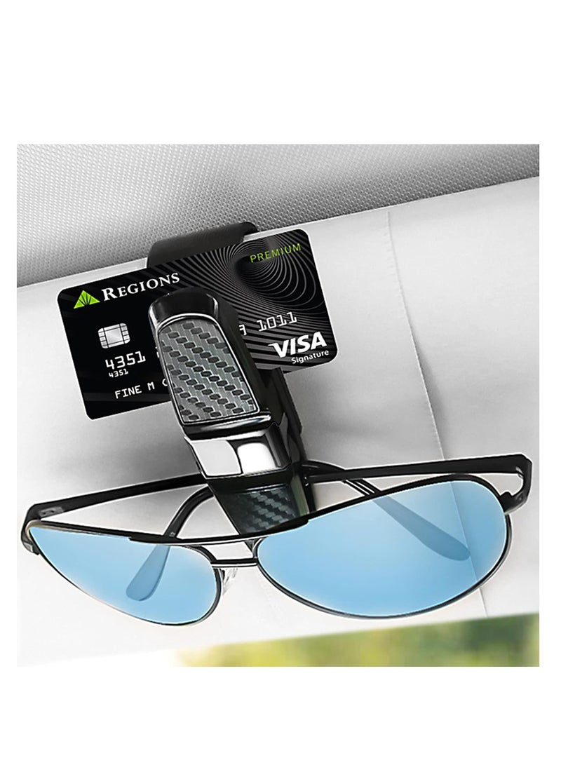 1 PCS Glasses Holders for Car Sun Visor Sunglasses Eyeglasses Clip Mount with Ticket Card 180-Degree - Image 3