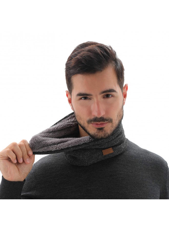 NovForth Winter Neck Warmer Men Ski, Neck Gaiter Face Scarf Women, Fleece Scarf for Men Gaiter Mask, Thick Windproof Scarves - Image 2