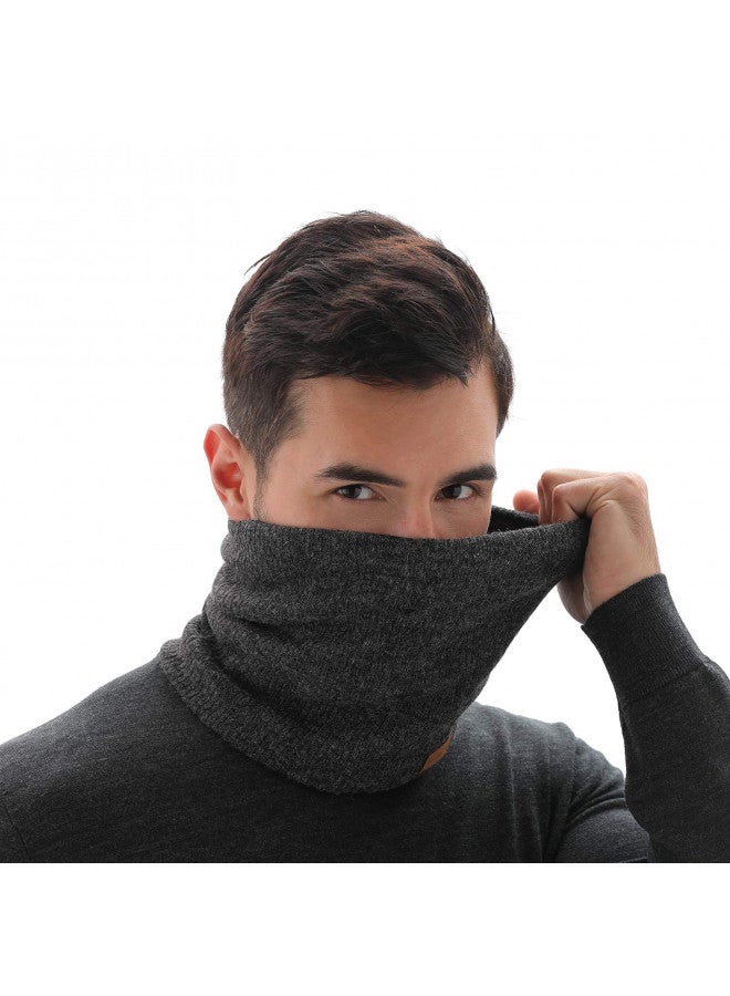 NovForth Winter Neck Warmer Men Ski, Neck Gaiter Face Scarf Women, Fleece Scarf for Men Gaiter Mask, Thick Windproof Scarves - Image 3