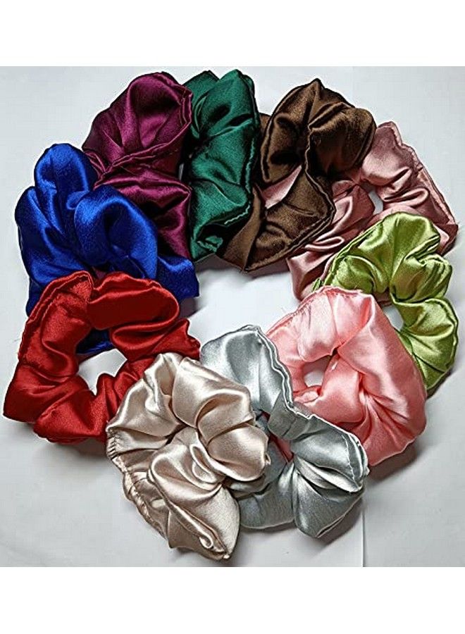 Drishti Multicolor Hair Rubber Of Satin Material For Girlswomen Pack Of 6 - Image 4