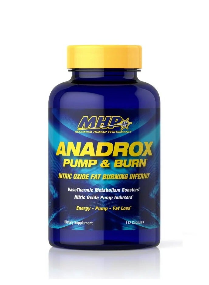MHP, Anadrox, Pump & Burn, 112 Caps, 28 Servings - Image 1