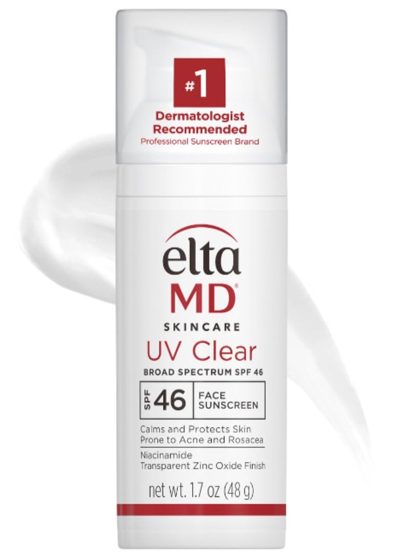 EltaMD Tinted UV Clear Facial Sunscreen With SPF 46  - Image 1