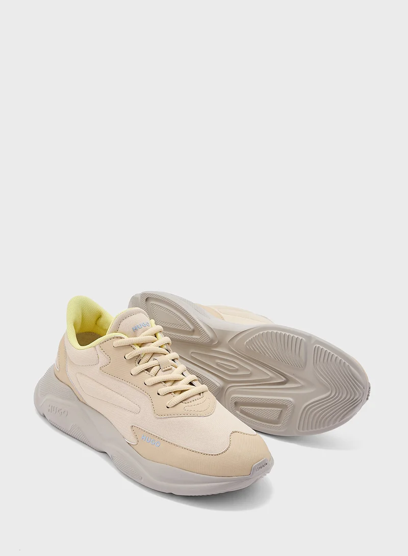 HUGO Leon Plain Low Top Sneakers