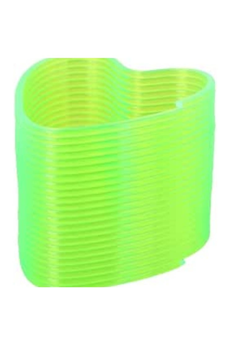 Generic Heart Shaped Magic Spring for Kids - Green  - Image 1