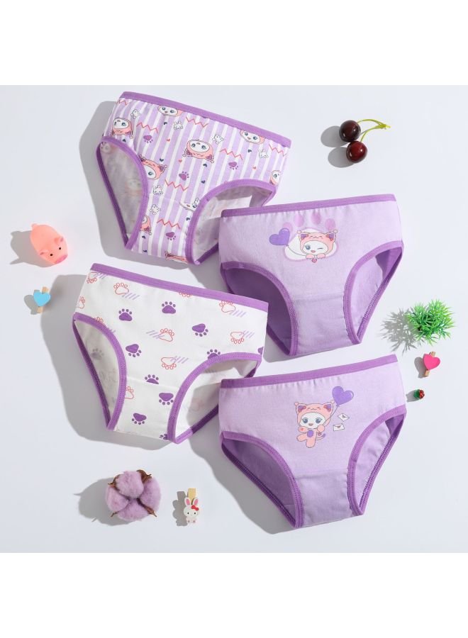 2026 New Girls' Underwear Pure Cotton Boxer Shorts For Girls Children's Shorts Cartoon All-cotton Class A Baby Girl Underwear